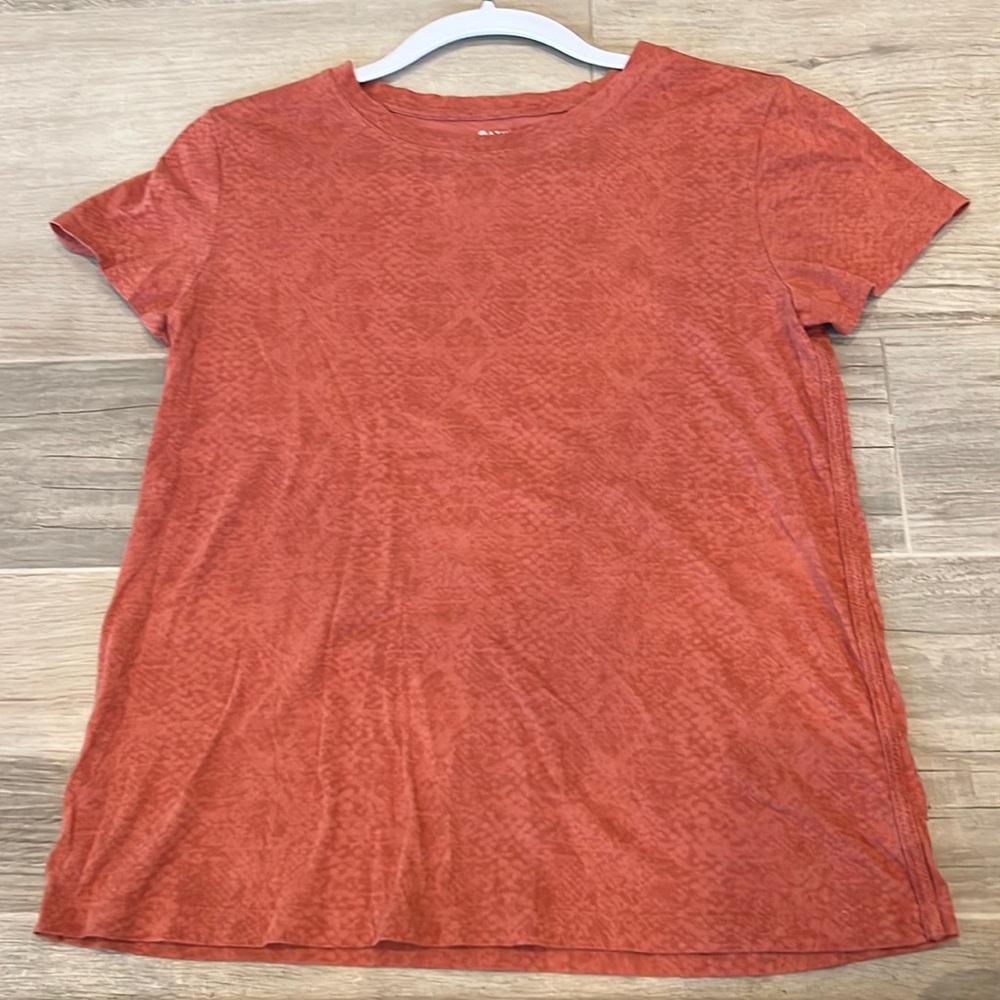 Athleta cotton tee shirt S